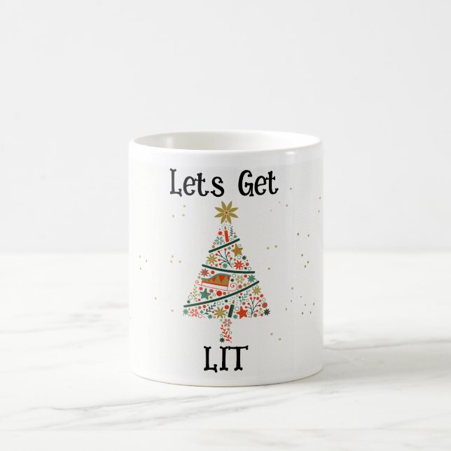 Lets Get Lit Christmas Mug (Center)
