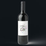 Let's Get Lit Christmas Top Casual Christmas Light Wine Label<br><div class="desc">Let's Get Lit Christmas Top Casual Christmas Lights Cute: A casual,  cute holiday top featuring festive lights. Perfect for everyday holiday wear. Fun,  stylish,  and seasonal.</div>