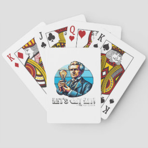 Let's Get Lit! Classic Cool Minimal Playing Cards