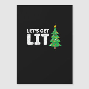 Let's Get Lit Drinking Christmas