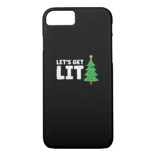 Let's Get Lit Drinking Christmas iPhone 8/7 Case