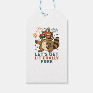 Let's Get Lit-erally Free Design - Fun Party Quote Gift Tags