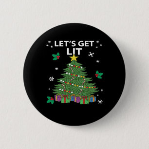 Let's Get Lit Essential Aesthetic Style 6 Cm Round Badge