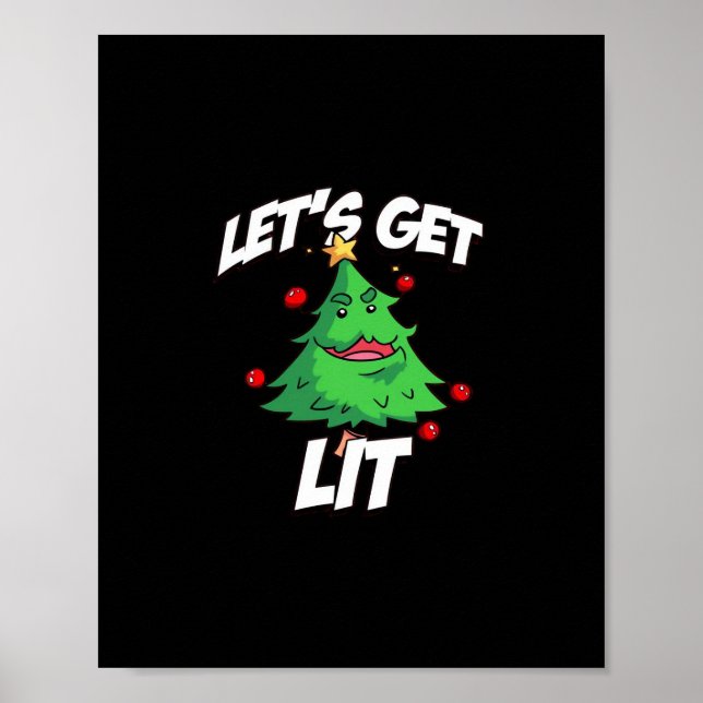 Let's Get Lit Essential Minimal Clean Poster (Front)