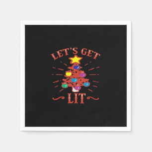 Let's Get Lit Essential Vintage Cool Napkin