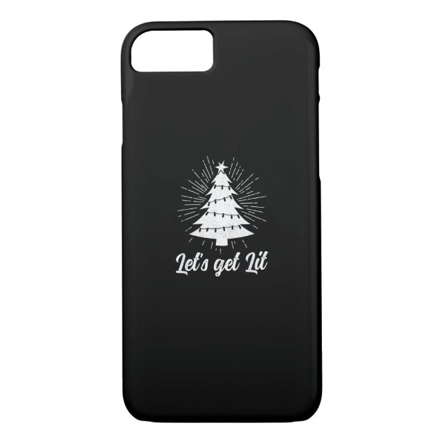 Let's Get Lit - Funny Christmas Case-Mate iPhone Case (Back)