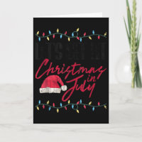Let's Get Lit Funny Christmas In July Graphic Tank