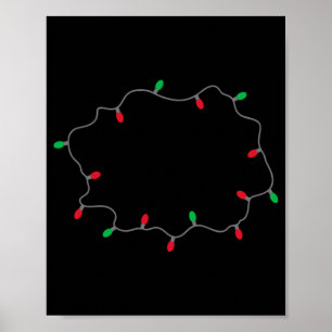 Lets Get Lit Funny Christmas Quote  Poster