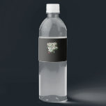 Let's Get Lit - Funny Drinking Christmas Light Gra Water Bottle Label<br><div class="desc">Let's Get Lit - Funny Drinking Christmas Light Graphic: A humourous graphic celebrating Christmas drinks and lights. Perfect for parties. Bold,  witty,  and festive.</div>