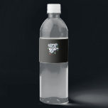Let's Get Lit! Funny Drinking Christmas Light Grap Water Bottle Label<br><div class="desc">Let's Get Lit! Funny Drinking Christmas Light Graphic: A bold Christmas pun graphic featuring drinking humour. Perfect for parties. Festive,  fun,  and witty.</div>