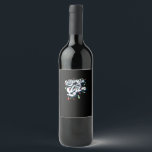 Let's Get Lit! Funny Drinking Christmas Light Grap Wine Label<br><div class="desc">Let's Get Lit! Funny Drinking Christmas Light Graphic: A bold Christmas pun graphic featuring drinking humour. Perfect for parties. Festive,  fun,  and witty.</div>