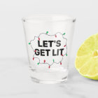 Lets Get Lit Funny Quote Christmas Holiday