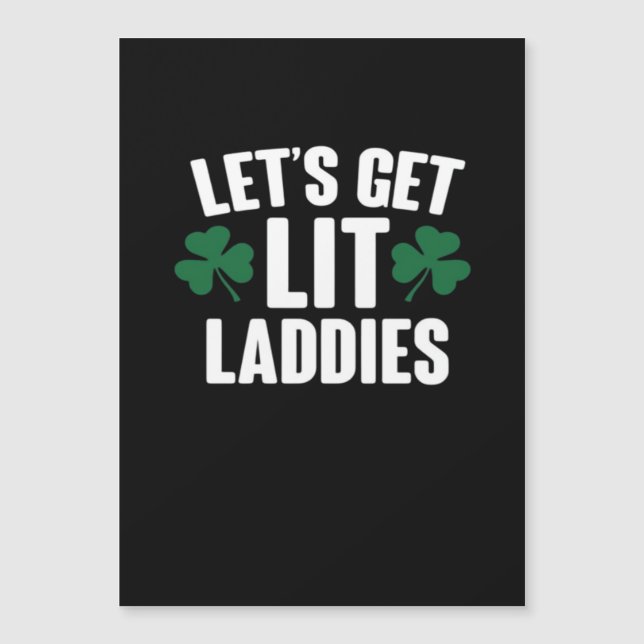 Let's Get Lit Laddies Essential (Front)