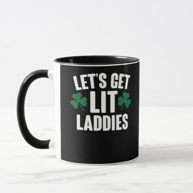 Let's Get Lit Laddies Essential Mug (Left)