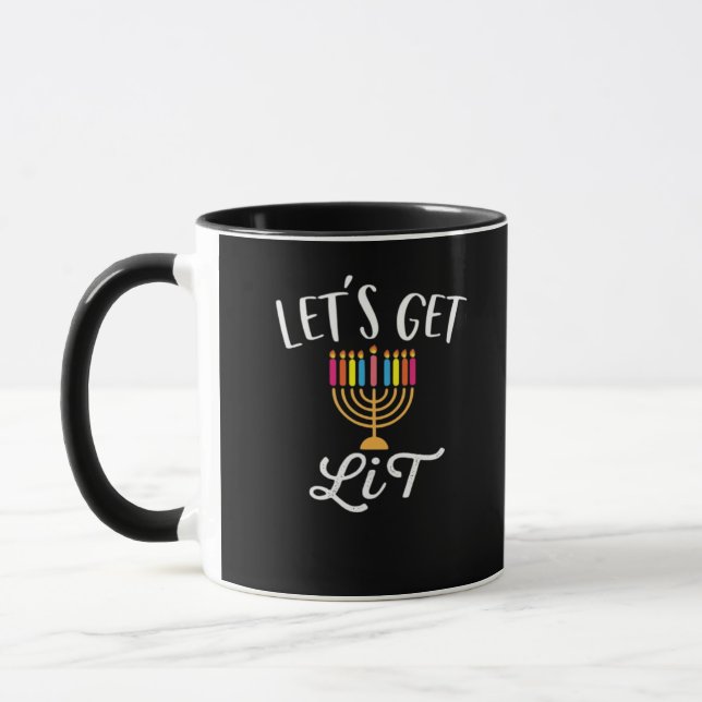 Let's Get Lit - Literary Slim Fit Essential Mug (Left)