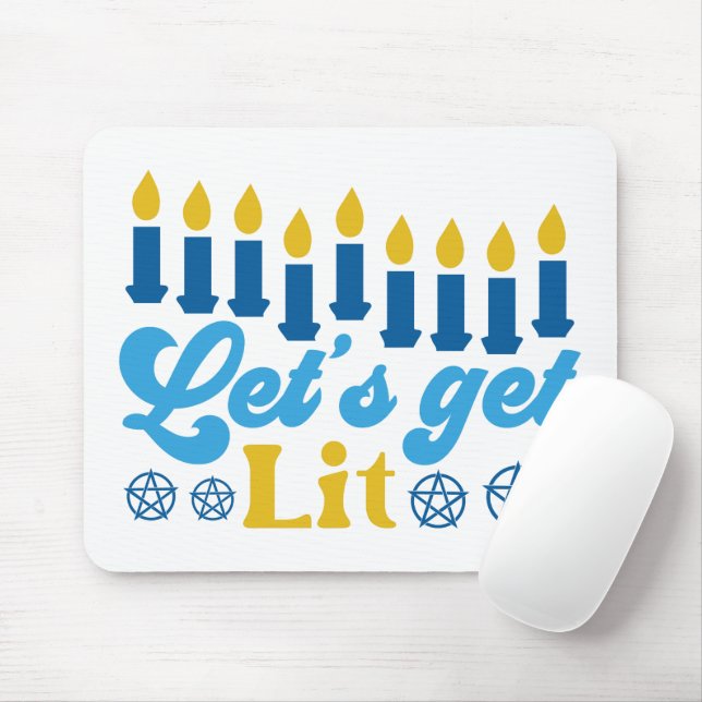Let's Get Lit! Mouse Pad (With Mouse)