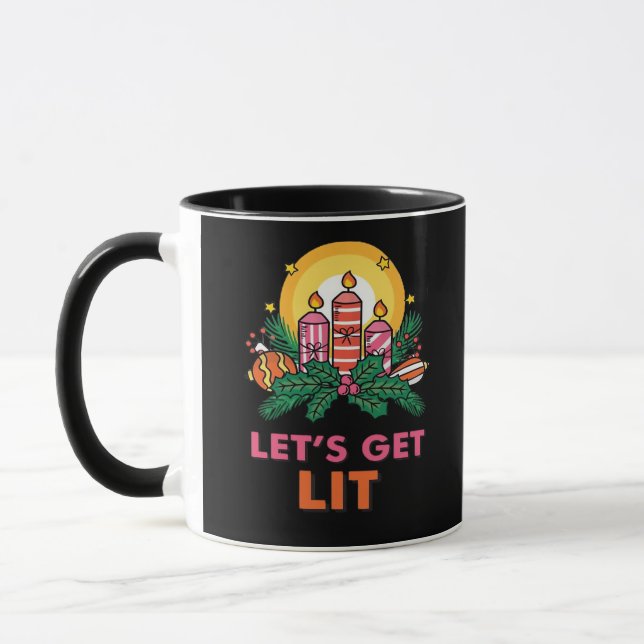 Let's Get Lit  Mug (Left)
