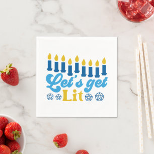 Let's Get Lit! Paper Napkins