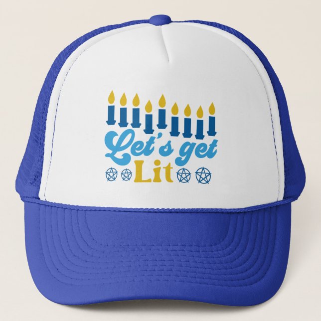 Let's Get Lit! Trucker Hat (Front)
