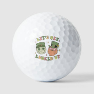 Let's Get Lucked Up Leprechaun Golf Balls