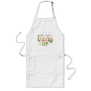 Let's Get Lucked Up Long Apron