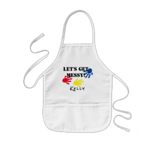 Let's Get Messy! Personalised Kids Apron