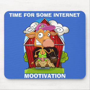 Let's Get Mootivated Mouse Pad