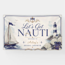 Let's Get Nauti Nautical Bridal Shower Party
