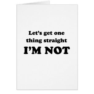 Lets get one thing straight