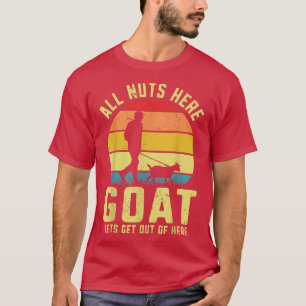 Lets get out of here Funny Goat Farmer Farming Ret T-Shirt