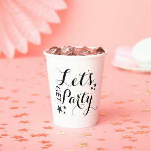 Let's Get Party Paper Cup