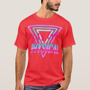 Lets Get Physical Workout Gym Tee 80's Retro Vinta