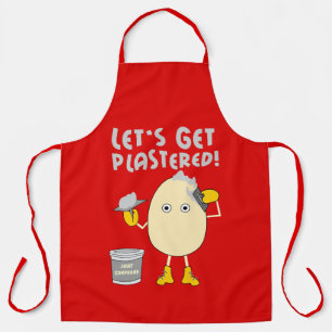 Let's Get Plastered  Apron