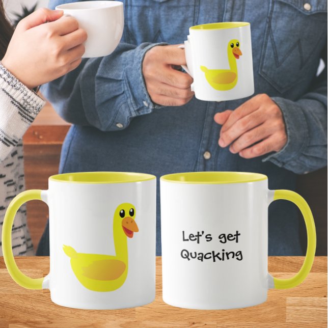 Let's get Quacking Duck Humour Mug (Creator Uploaded)