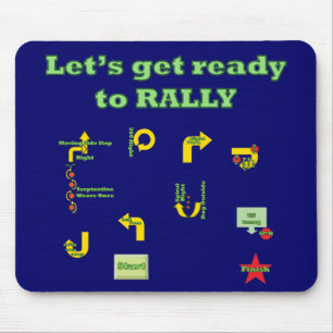 Let's Get Ready To Rally Mouse Mat