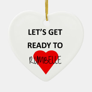 Let's Get Ready to Rumbelle Ceramic Tree Decoration