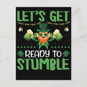Let's Get Ready To Stumble Postcard