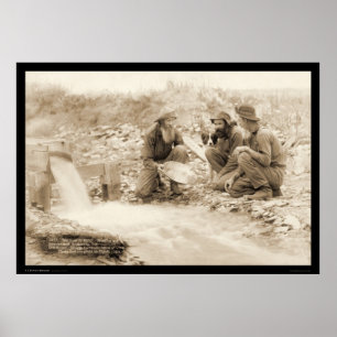 Let's Get  Rich Panning Gold SD 1889 Poster