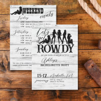 Let's get rowdy cowgirl bachelorette party