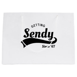 Let's Get Sendy Mason 67 Meme Vintage  Large Gift Bag