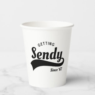 Let's Get Sendy Mason 67 Meme Vintage Paper Cups