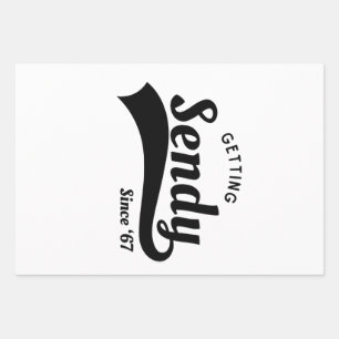 Let's Get Sendy Mason 67 Meme Vintage Wrapping Paper Sheet