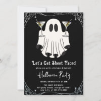 Let's Get Sheet Faced Martini Halloween Party