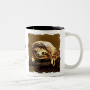 Let's get Slothed Two-Tone Coffee Mug