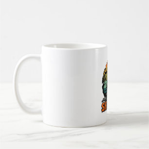 Lets Get Smashed Halloween Haunted House Sunset Ba Coffee Mug