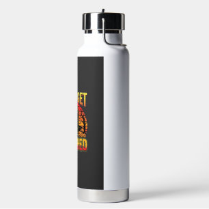 Lets Get Smashed Halloween Pumpkin Graveyard Water Bottle