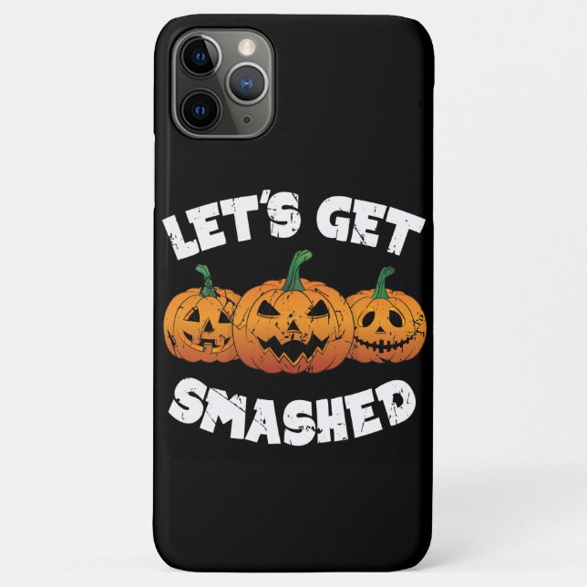 Lets Get Smashed Pumpkins Jack O Lantern Halloween Case-Mate iPhone Case (Back)