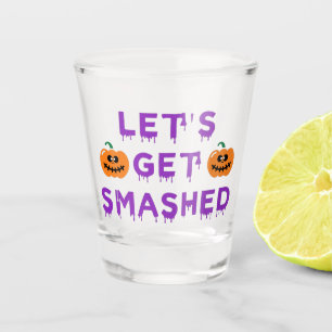Let's Get Smashed (Pumpkins) Purple Shot Glass