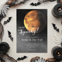 Let's Get Spooky Full Moon & Bats Halloween Party