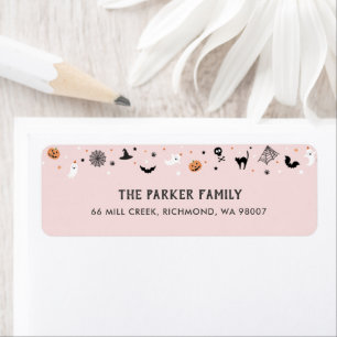 Let's get spooky Halloween Birthday Party Pink